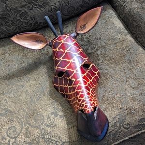 Giraffe Mask hand carved wooden